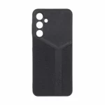 قاب چرمی سوزنی Nillkin دو تکه محافظ لنزدار Samsung Galaxy A16 - مشکی