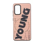 قاب Youngkit مورب Samsung Galaxy A32 4G - کرم نارنجی