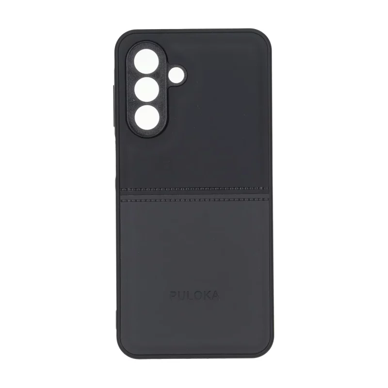 قاب Puloka طرح جیر دو تکه دوخت دار Samsung Galaxy A17 / A26 - مشکی - تصویر 2