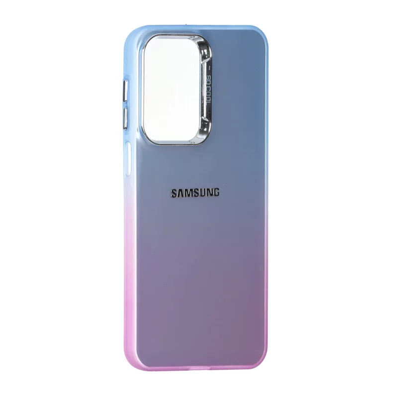 قاب SO COOL لنز متال لوگودار دور رنگی Samsung Galaxy A17 / A26 - آبی بنفش - تصویر 2