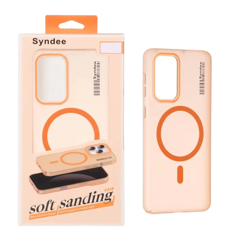 قاب اورجینال Syndee مات Magsafe مدل Samsung Galaxy A33 - نارنجی (پک دار) - تصویر 2