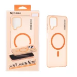 قاب اورجینال Syndee مات Magsafe مدل Samsung Galaxy A12 / M12 / F12 - نارنجی (پک دار)