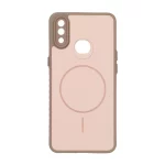 قاب Soft طرح مگ سیف محافظ لنزدار Samsung Galaxy A10s - نسکافه ای