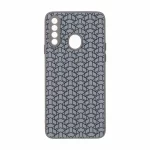 قاب روبیک پشت براق محافظ لنزدار Samsung Galaxy A20s - خاکستری