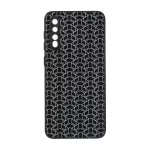 قاب روبیک پشت براق محافظ لنزدار Samsung Galaxy A50 / A50s / A30s - مشکی