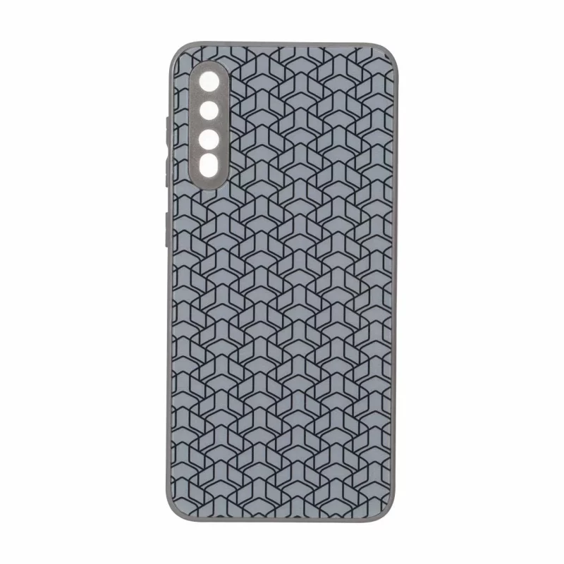 قاب روبیک پشت براق محافظ لنزدار Samsung Galaxy A50 / A50s / A30s - خاکستری - تصویر 2