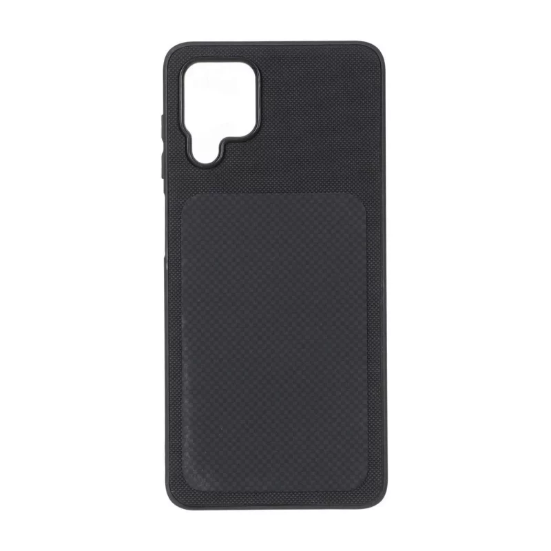 قاب سوزنی مستطیل شطرنجی Samsung Galaxy A12 / M12 / F12 - مشکی - تصویر 2