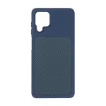 قاب سوزنی مستطیل شطرنجی Samsung Galaxy A12 / M12 / F12 - سرمه ای