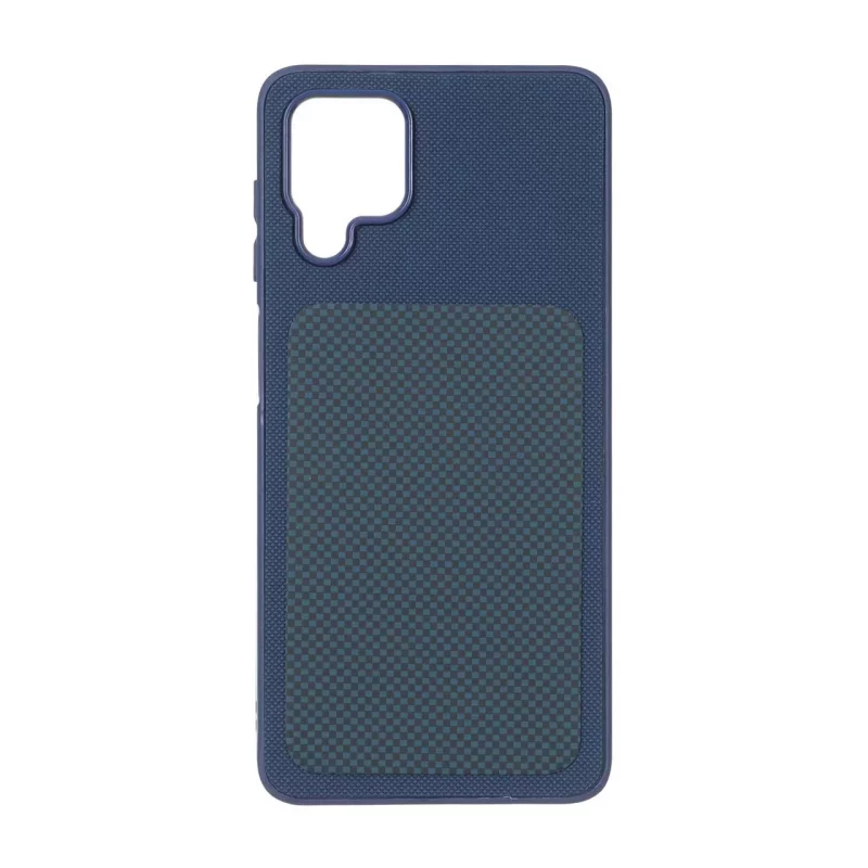 قاب سوزنی مستطیل شطرنجی Samsung Galaxy A12 / M12 / F12 - سرمه ای - تصویر 2