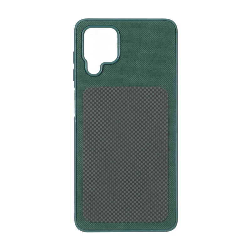 قاب سوزنی مستطیل شطرنجی Samsung Galaxy A12 / M12 / F12 - سبز - تصویر 2