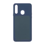 قاب سوزنی مستطیل شطرنجی Samsung Galaxy A20s - سرمه ای