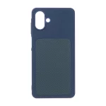 قاب سوزنی مستطیل شطرنجی Samsung Galaxy A07 - سرمه ای