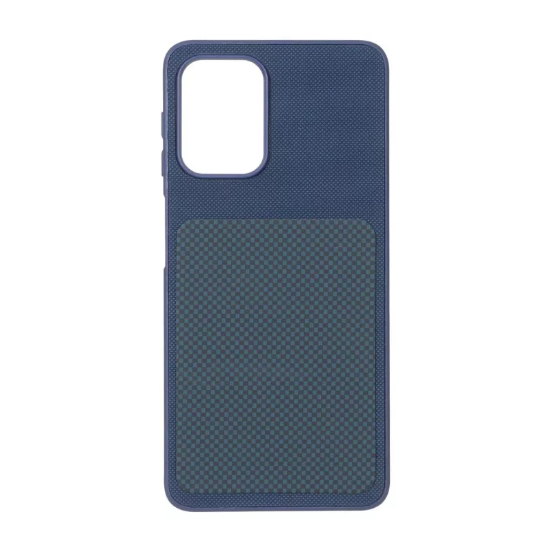 قاب سوزنی مستطیل شطرنجی Samsung Galaxy A22 4G / M22 / M32 4G / F22 - سرمه ای - تصویر 2