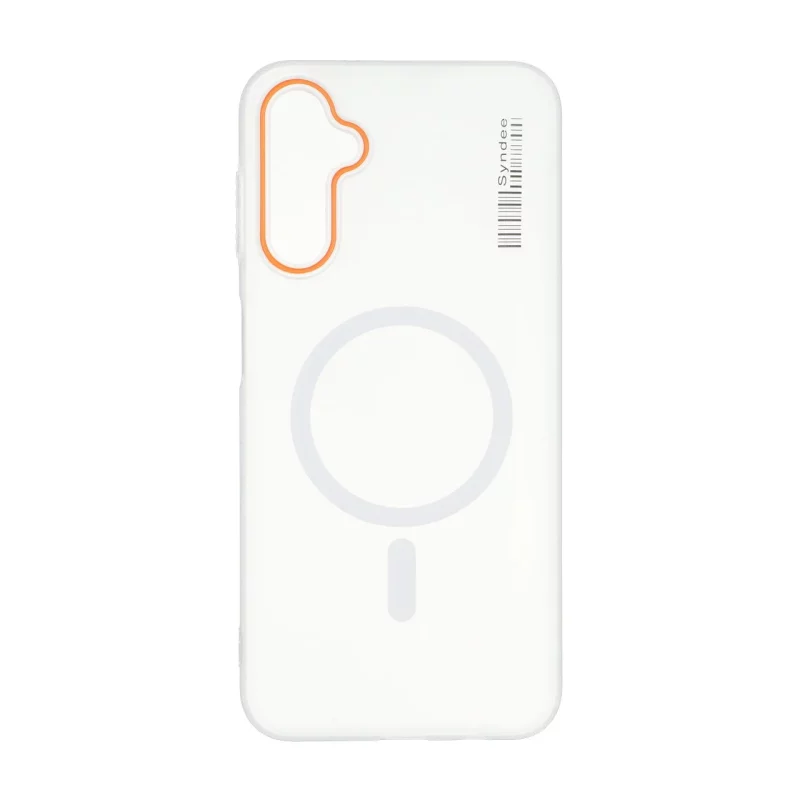 قاب Syndee پشت سخت مات MagSafe مدل Samsung Galaxy A14 - سفید - تصویر 2