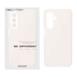 قاب Decation سیلیکونی پاستیلی محافظ لنزدار Samsung Galaxy A17 / A26 - کرم (پک دار)