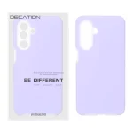 قاب Decation سیلیکونی پاستیلی محافظ لنزدار Samsung Galaxy A17 / A26 - یاسی (پک دار)