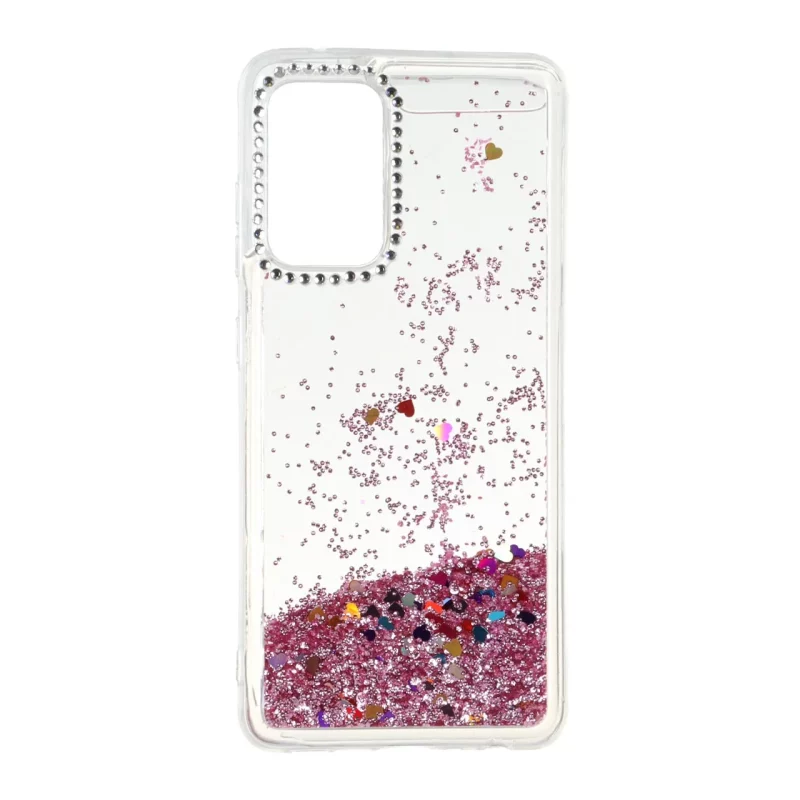 قاب آکواریومی اکلیلی دور ژله ای نگین دار Samsung Galaxy A52 / A52s - طرح 14 - تصویر 2