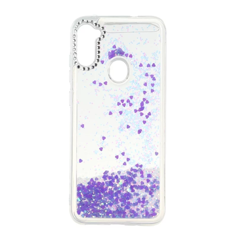 قاب آکواریومی اکلیلی دور ژله ای نگین دار Samsung Galaxy A11 / M11 - طرح 23 - تصویر 2