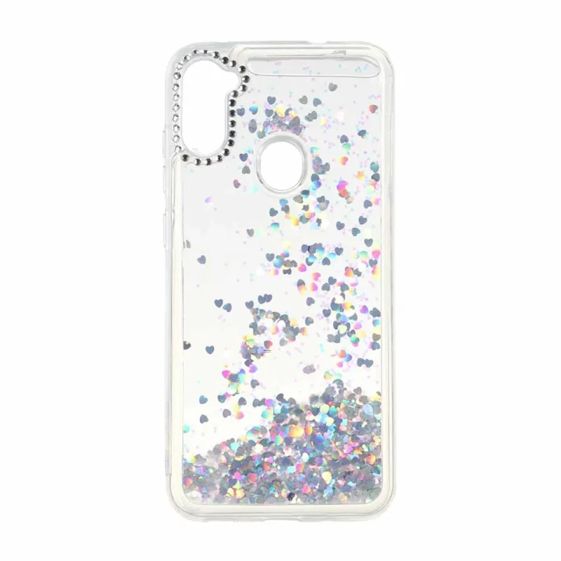قاب آکواریومی اکلیلی دور ژله ای نگین دار Samsung Galaxy A11 / M11 - طرح 26 - تصویر 2