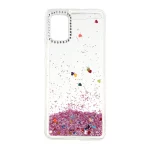 قاب آکواریومی اکلیلی دور ژله ای نگین دار Samsung Galaxy A51 / M40s - طرح 80