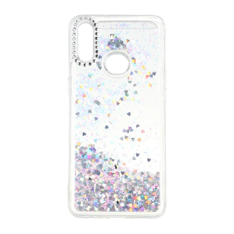 قاب آکواریومی اکلیلی دور ژله ای نگین دار Samsung Galaxy A10s - طرح 101 - تصویر 2