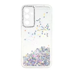قاب آکواریومی اکلیلی دور ژله ای نگین دار Samsung Galaxy A54 - طرح 118