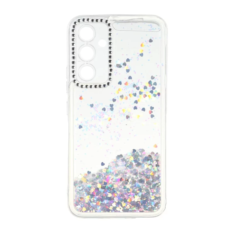 قاب آکواریومی اکلیلی دور ژله ای نگین دار Samsung Galaxy A54 - طرح 118 - تصویر 2