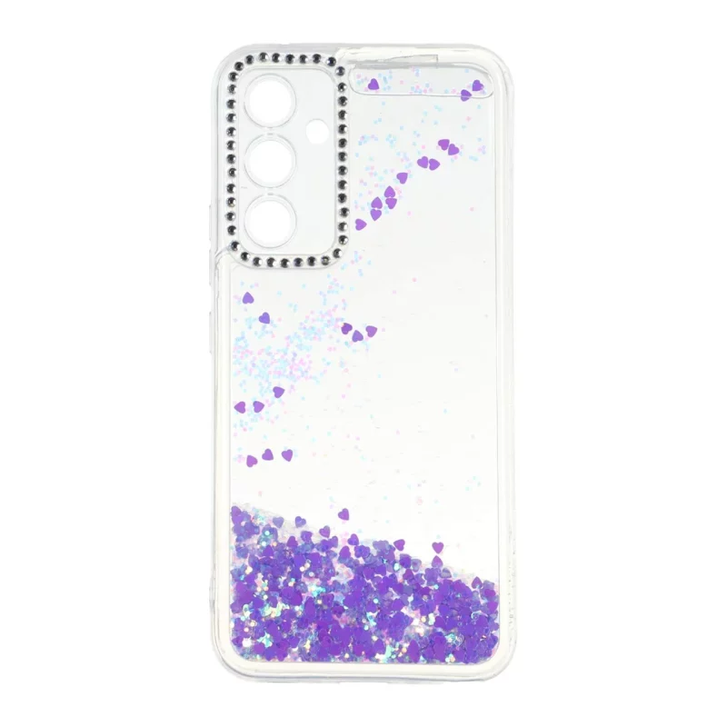 قاب آکواریومی اکلیلی دور ژله ای نگین دار Samsung Galaxy A54 - طرح 119 - تصویر 2