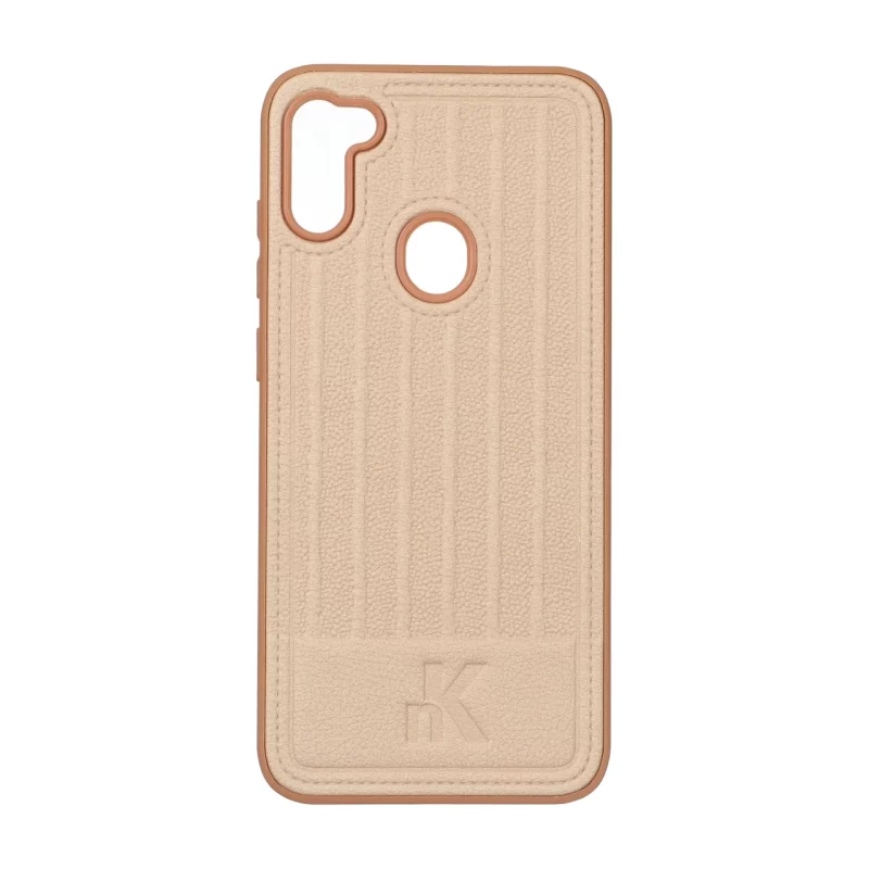 قاب NK چرمی Line Case مدل Samsung Galaxy A11 / M11 - کرم - تصویر 2