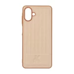 قاب NK چرمی Line Case مدل Samsung Galaxy A07 - کرم
