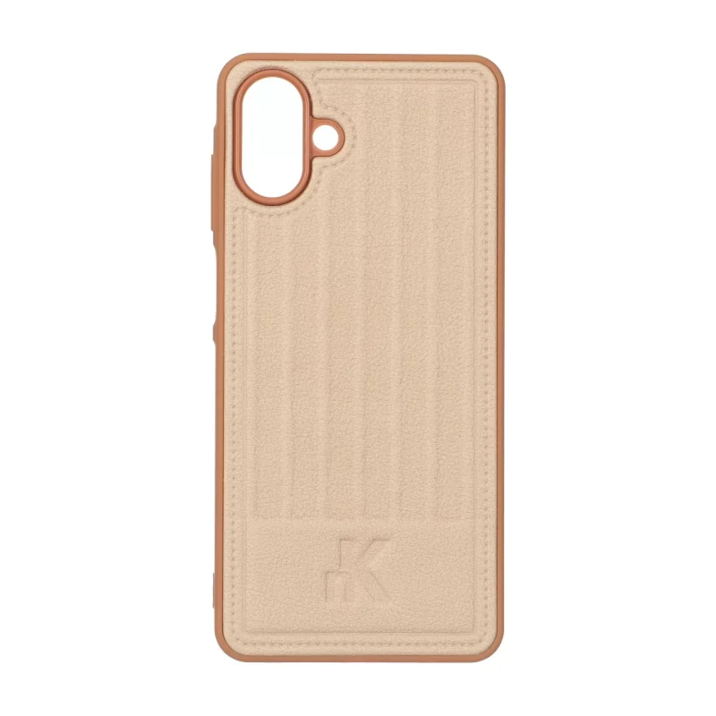 قاب NK چرمی Line Case مدل Samsung Galaxy A07 - کرم - تصویر 2