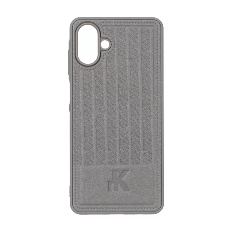 قاب NK چرمی Line Case مدل Samsung Galaxy A07 - خاکستری - تصویر 2