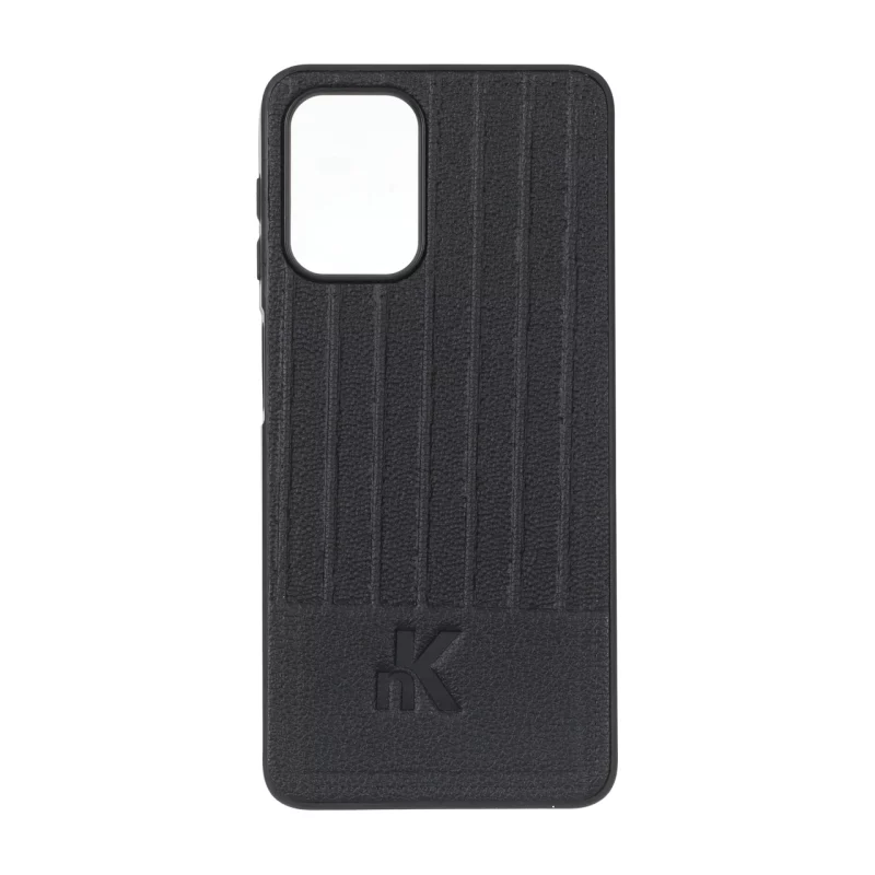 قاب NK چرمی Line Case مدل Samsung Galaxy A22 4G / M22 / M32 4G / F22 - مشکی - تصویر 2