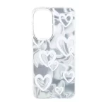 قاب Silver Cloud دور ژله ای طرح دار Samsung Galaxy A37 - کد 286