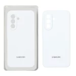 قاب سیلیکونی پاک کنی محافظ لنزدار اورجینال Samsung Galaxy A37 - سفید (پک اصلی)