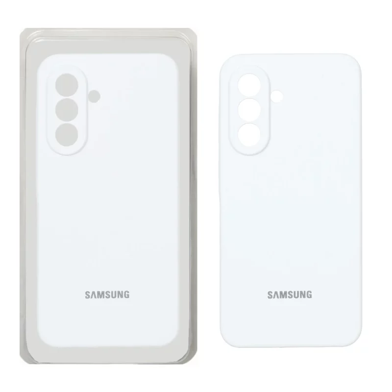 قاب سیلیکونی پاک کنی محافظ لنزدار اورجینال Samsung Galaxy A37 - سفید (پک اصلی) - تصویر 2