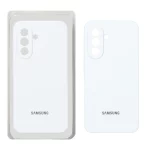 قاب سیلیکونی پاک کنی محافظ لنزدار اورجینال Samsung Galaxy A57 - سفید (پک اصلی)