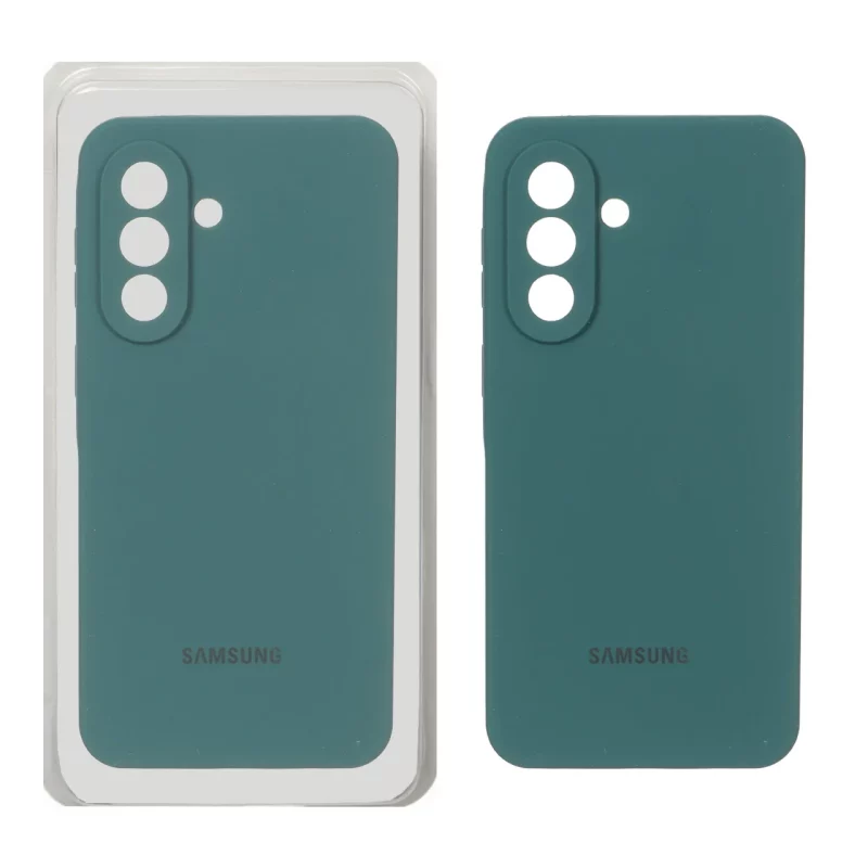 قاب سیلیکونی پاک کنی محافظ لنزدار اورجینال Samsung Galaxy A57 - سبز (پک اصلی) - تصویر 2