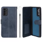 کیف موبایل مگنتی درجه یک داخل خز MNC Plus مدل Samsung Galaxy M52 - سرمه ای