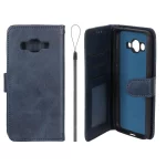 کیف موبایل مگنتی درجه یک داخل خز MNC Plus مدل Samsung Galaxy J2 Prime / G530 / Grand Prime - سرمه ای