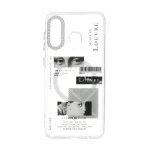 قاب ژله ای شفاف طرح مگ سیف دور لنز نگین دار Samsung Galaxy A30 / A20 - کد 33