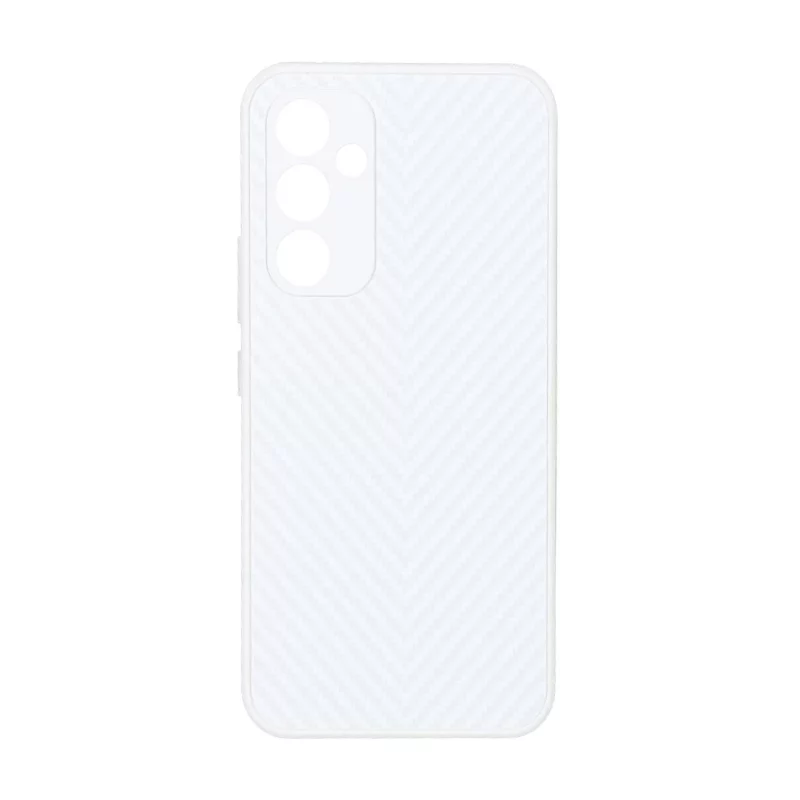 قاب طرح کربن PVD مدل Samsung Galaxy A54 - سفید - تصویر 2