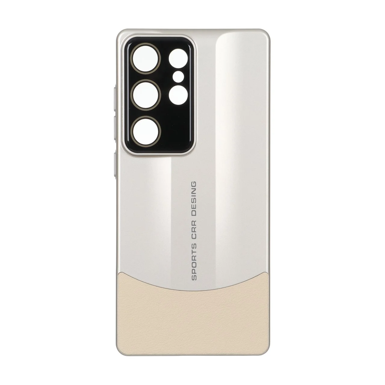 19178-1706814-1 قاب Sports Design محافظ لنز شیشه ای Samsung Galaxy S25 Ultra - طلایی - تصویر 1