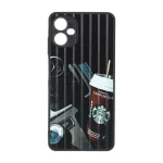 قاب Line Case محافظ لنز برجسته طرح دار Samsung Galaxy A06 - کد 33