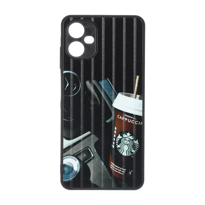 قاب Line Case محافظ لنز برجسته طرح دار Samsung Galaxy A06 - کد 33 - تصویر 2