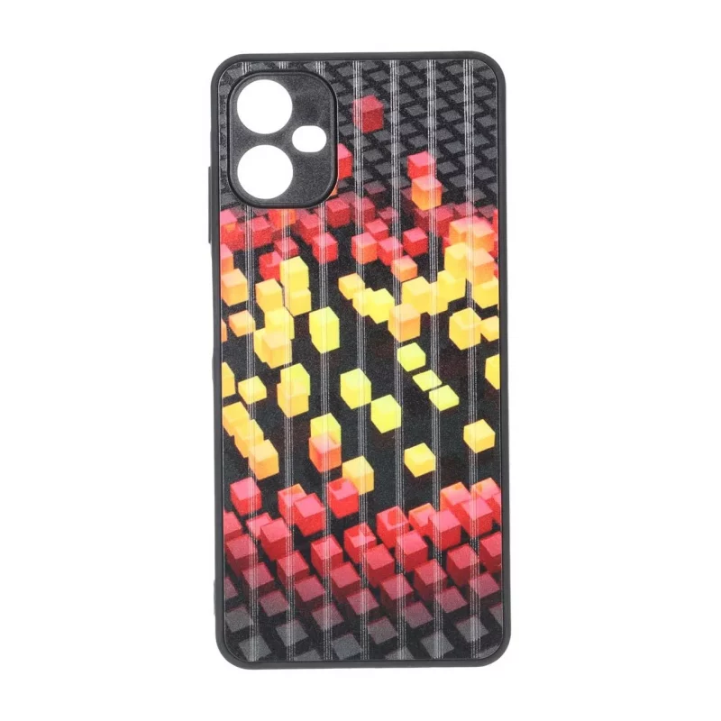 قاب Line Case محافظ لنز برجسته طرح دار Samsung Galaxy A06 - کد 39 - تصویر 2