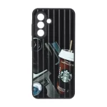 قاب Line Case محافظ لنز برجسته طرح دار Samsung Galaxy A56 / A36 - کد 46