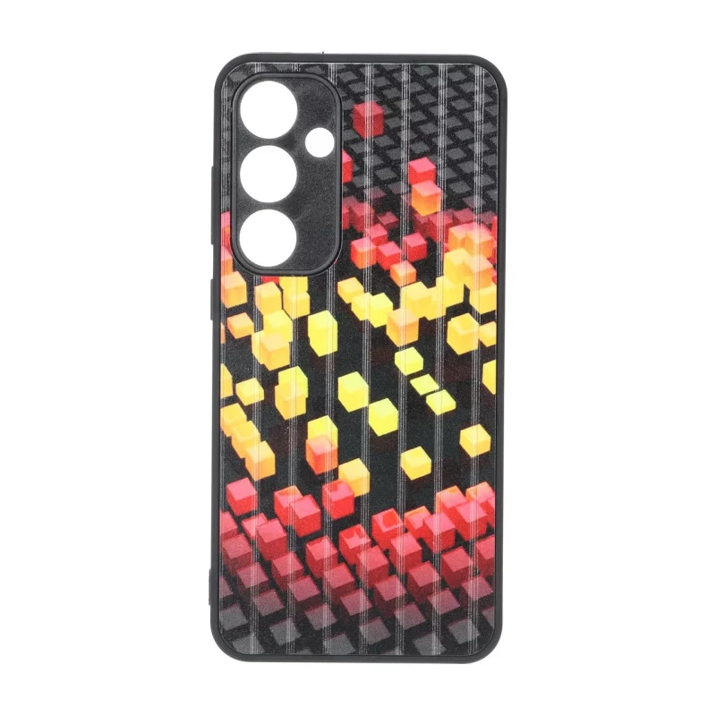قاب Line Case محافظ لنز برجسته طرح دار Samsung Galaxy S24 FE - کد 97 - تصویر 2