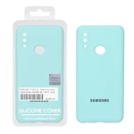 قاب سیلیکونی پاک کنی اورجینال Master Quality مدل Samsung Galaxy A10s - سبزآبی (پک دار)