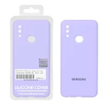 قاب سیلیکونی پاک کنی اورجینال Master Quality مدل Samsung Galaxy A10s - بنفش روشن (پک دار)